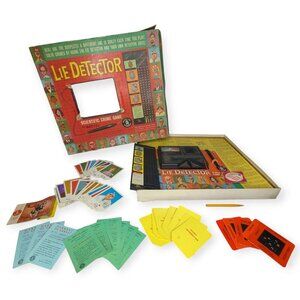 Vintage 1960s Mattel Lie Detector Game with Cards in Original Box